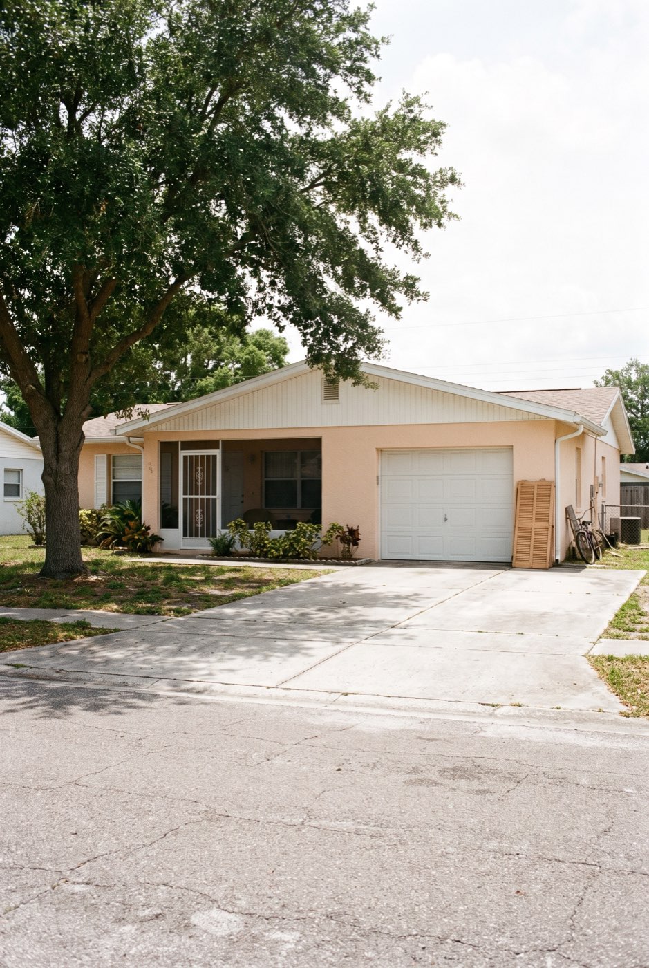An everyday single family home seen from the pavement